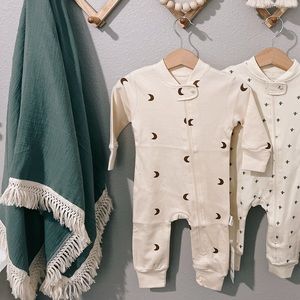 Half Moon Zipper Romper